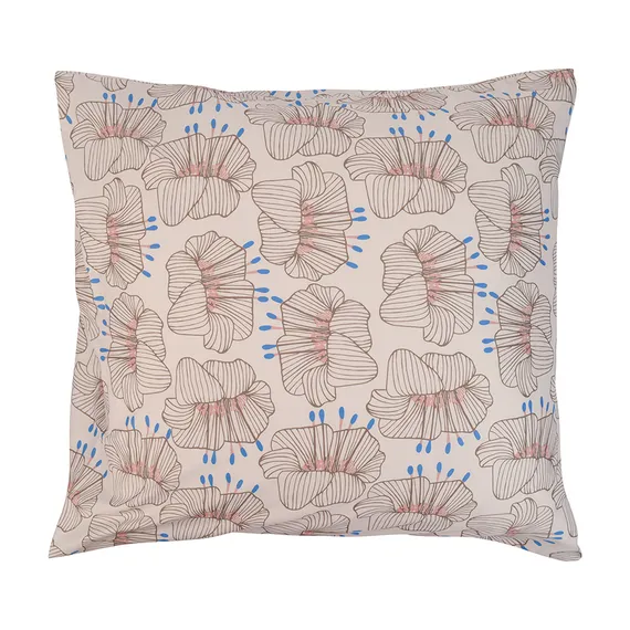 Набор из двух наволочек из сатина с принтом "Цветы", Prairie, 70х70 см