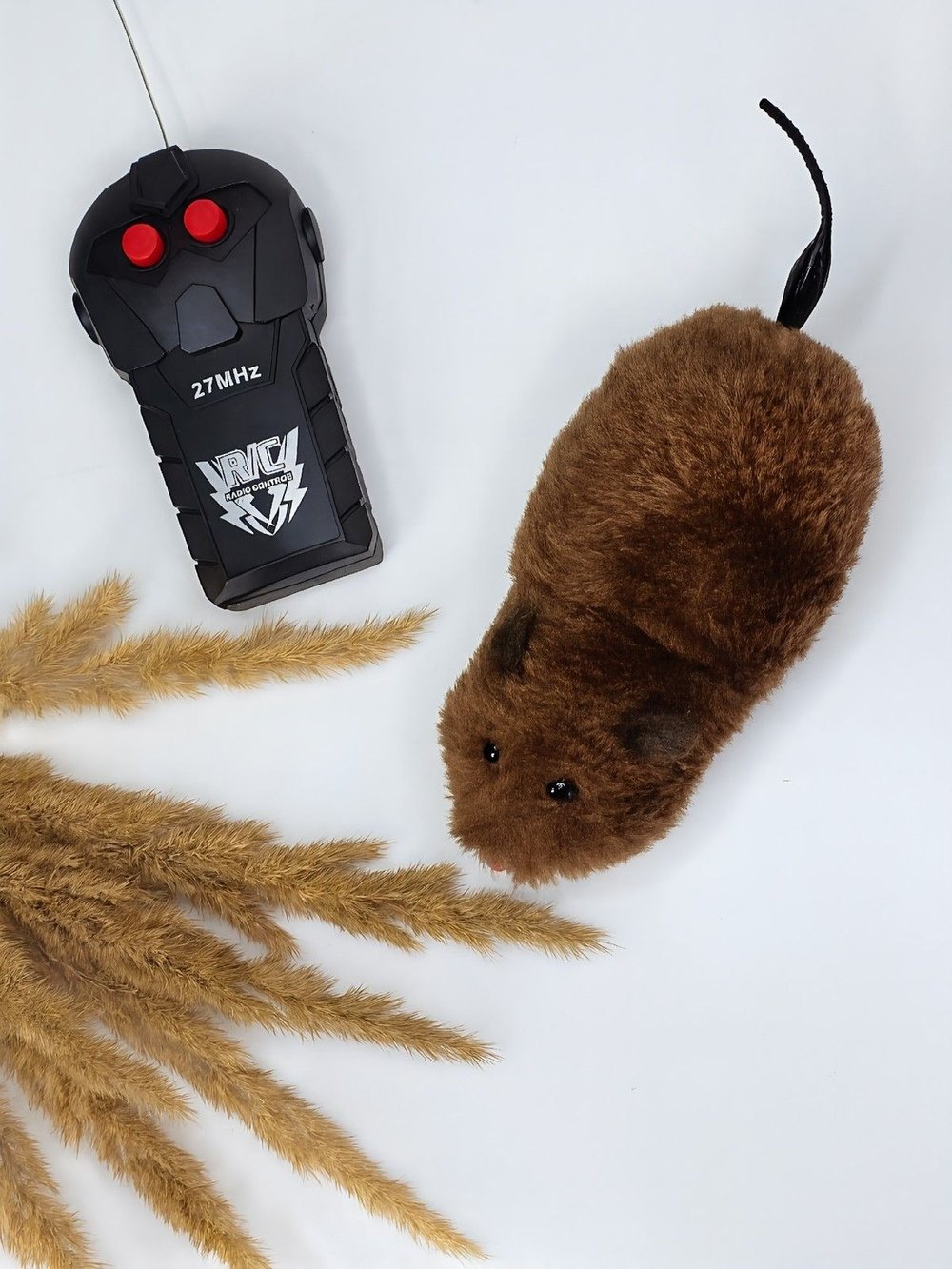 Игрушка Мышь на радиоуправлении цвет коричневый (202073373-2)