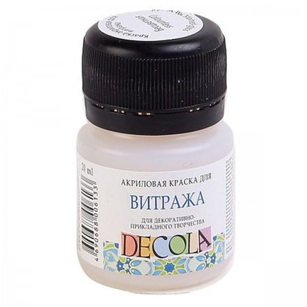 Декола акрил для витража банка 20 мл Бесцветная