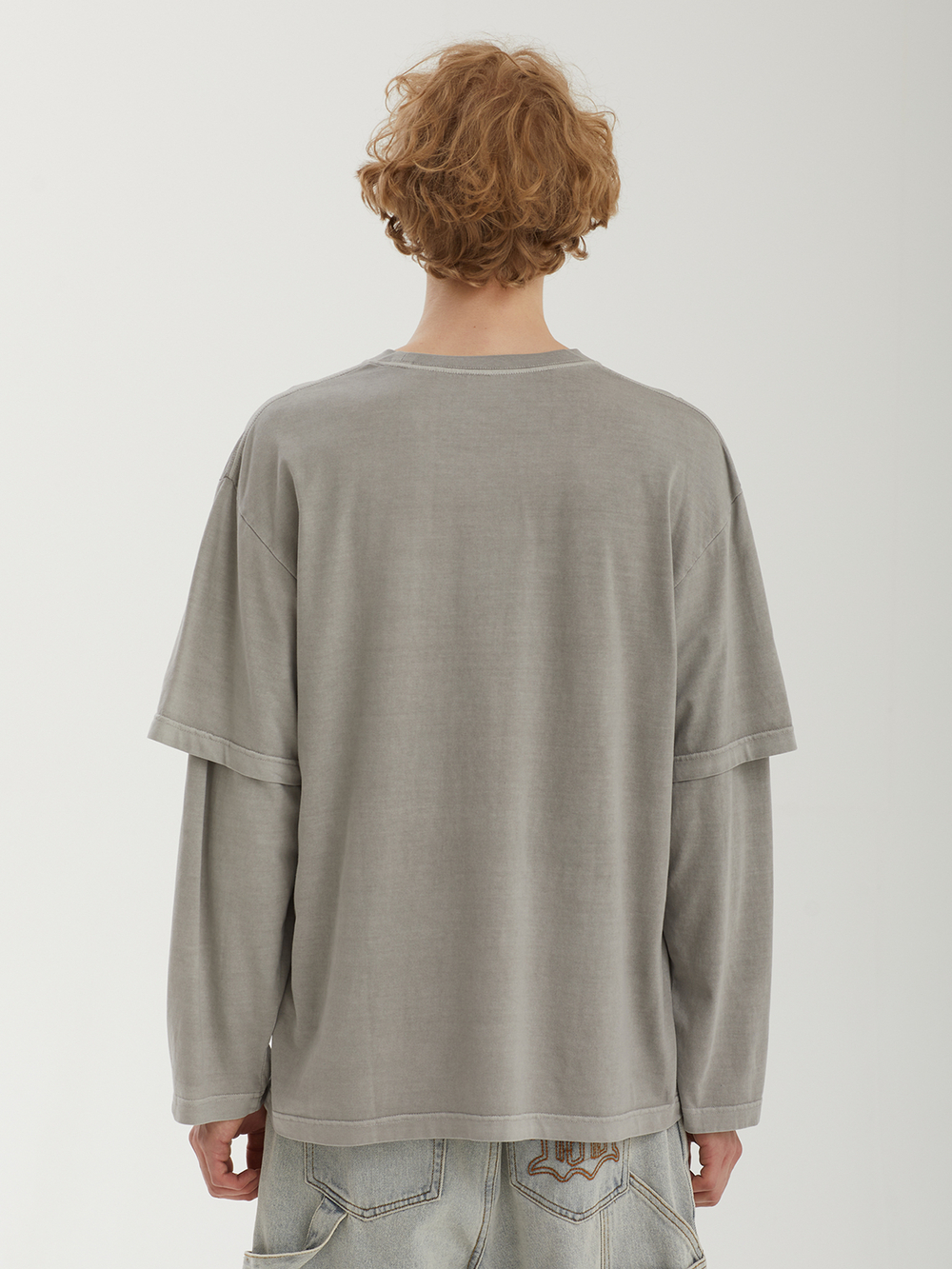 Мужской Лонгслив Overdyed Layered