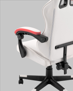 Кресло спортивное TopChairs Phantom бело-красный