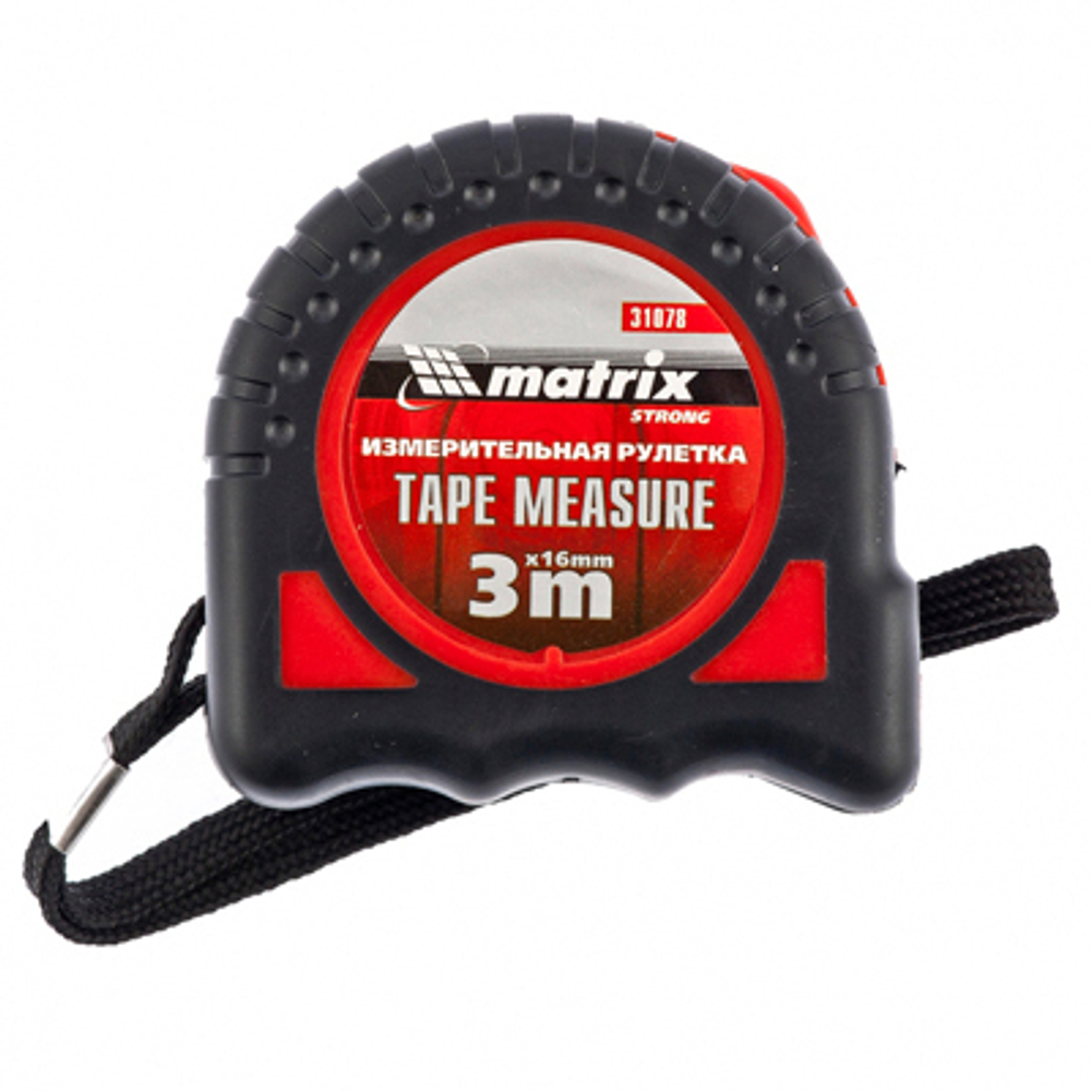 Рулетка Matrix Strong 3 м x 16 мм (31078)