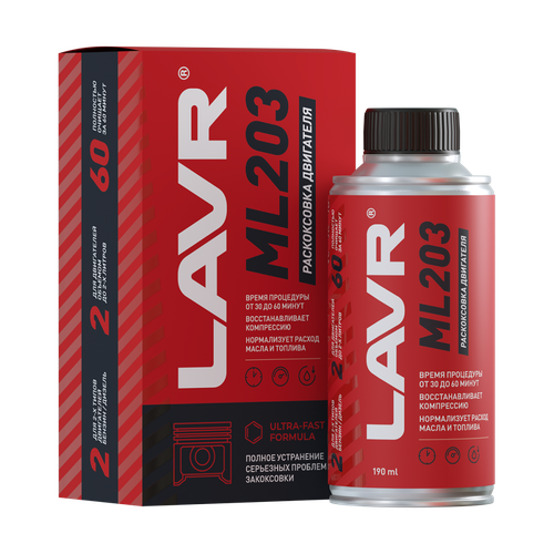 Раскоксовывание двигателя Lavr ML203 Novator, 190 мл