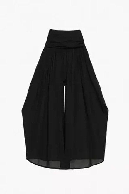 ZARA X STEFANO PILATI ТОП СБАНТОМ, ЧЕРНЫЙ