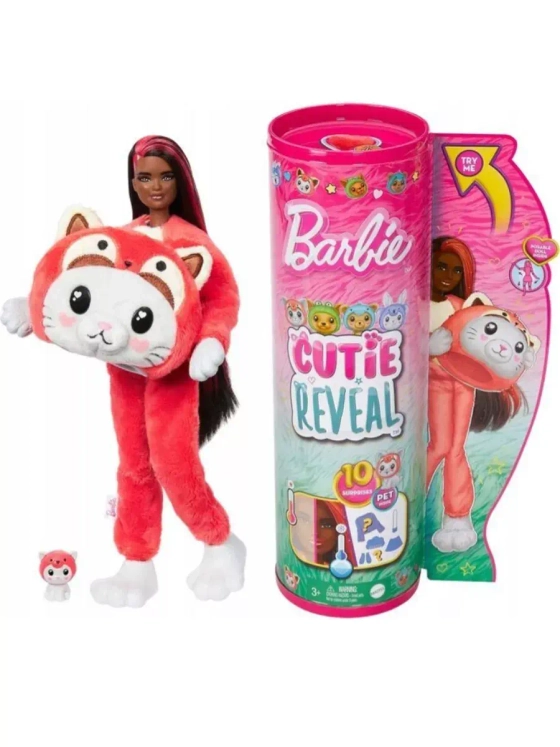 Кукла Барби Кьюти Ривл Cutie Reveal Котенок-панда HRK23