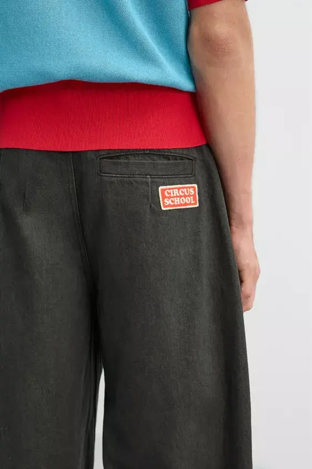 ZARA X HARRY LAMBERT ШИРОКИЕ БРЮКИ, ТЕМНО-КОРИЧНЕВЫЙ