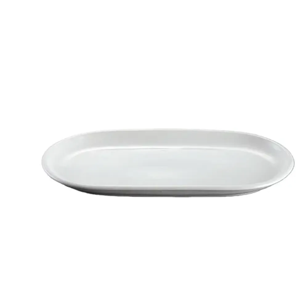 Блюдо овальное 32,7*17,8 см h2,7 см для подачи белое фарфор NEW P.L. Proff Cuisine [6]