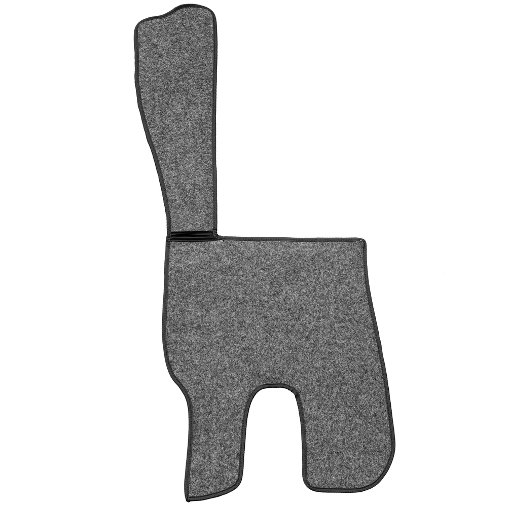 Ковры SCANIA 5 серии R (механика) (экокожа, черный, черный кант, желтая вышивка)