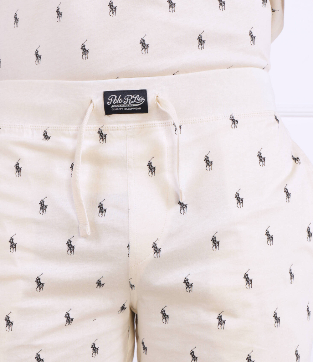 Пижамные шорты POLO RALPH LAUREN - кремовый(714899513)