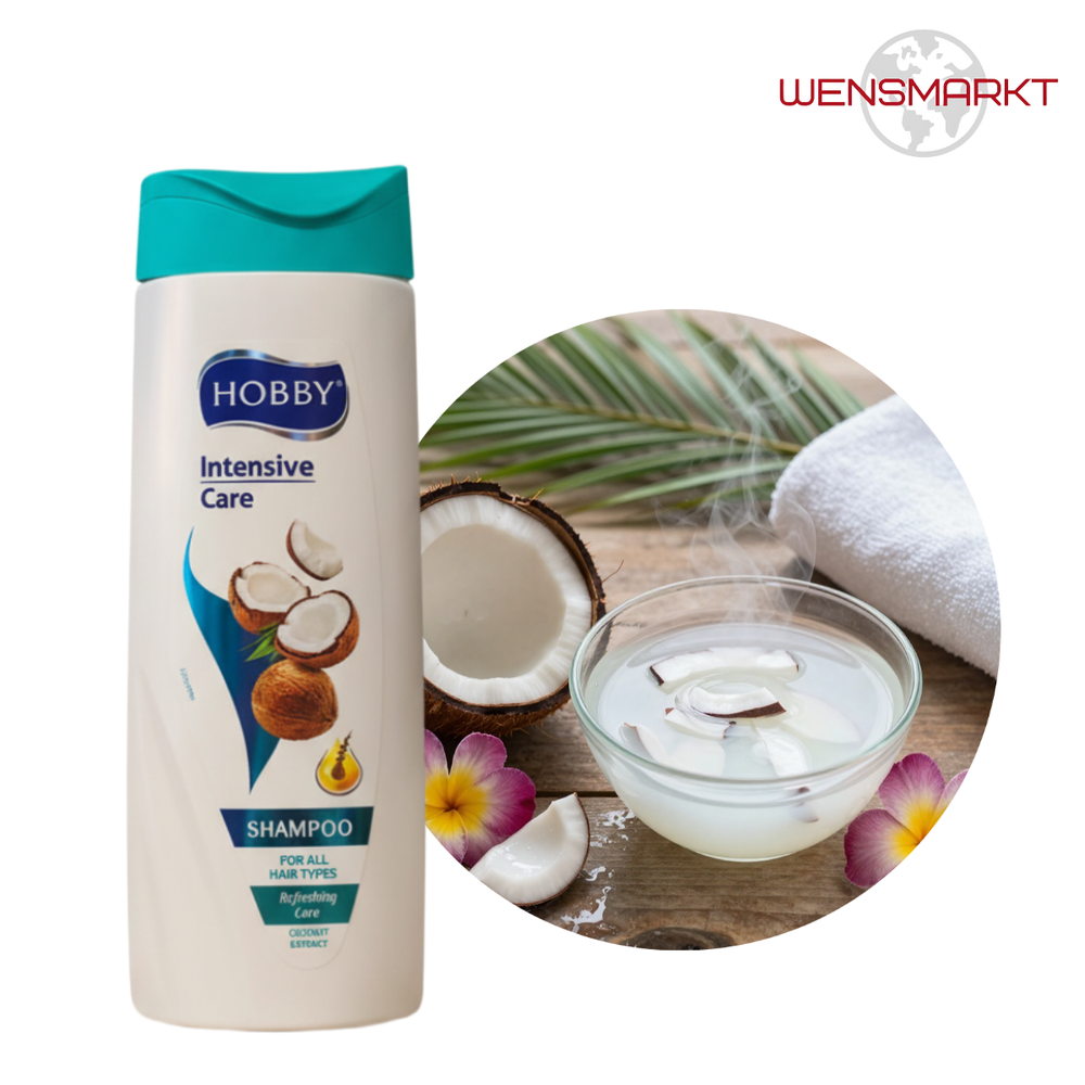 Шампунь HOBBY Protein Care с экстрактом кокоса для всех типов волос, Турция