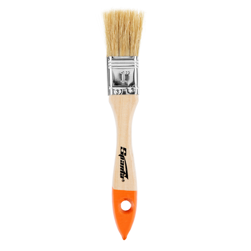 Набор кистей, 6 шт, плоские 3/4", 1", 1/5" круглые №1, №2, №4 Sparta