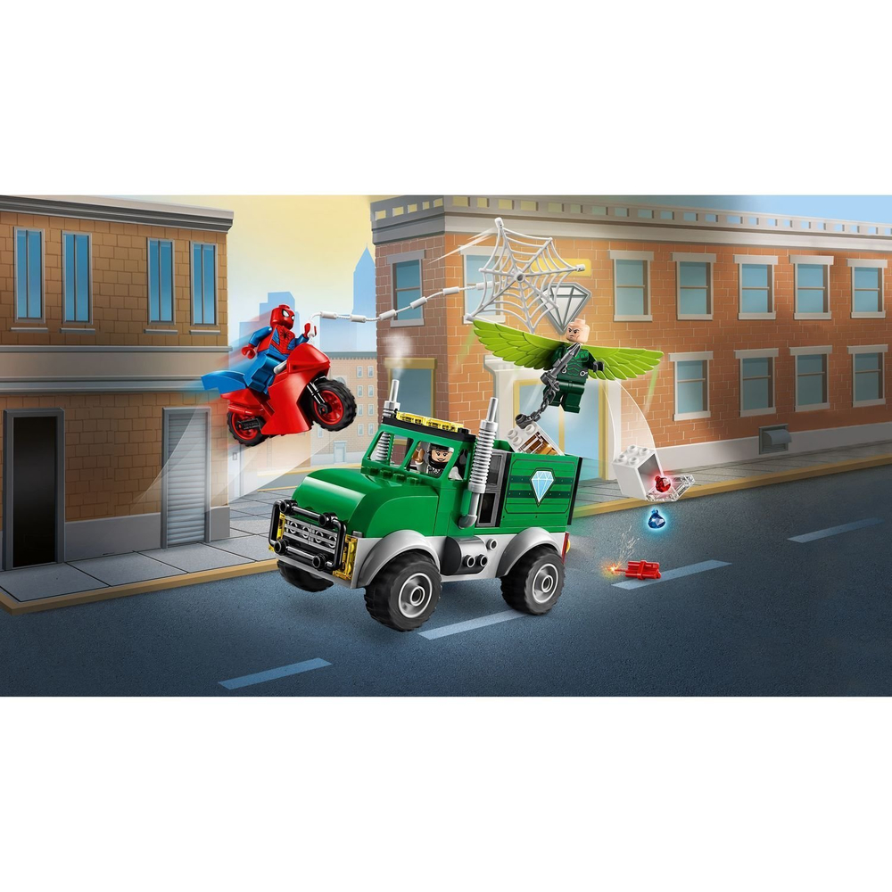 LEGO Super Heroes: Ограбление Стервятника 76147 — Vulture's Trucker Robbery — Лего Супергерои Марвел