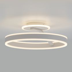 Citilux Дуэт CL719740 LED Люстра с пультом Белая