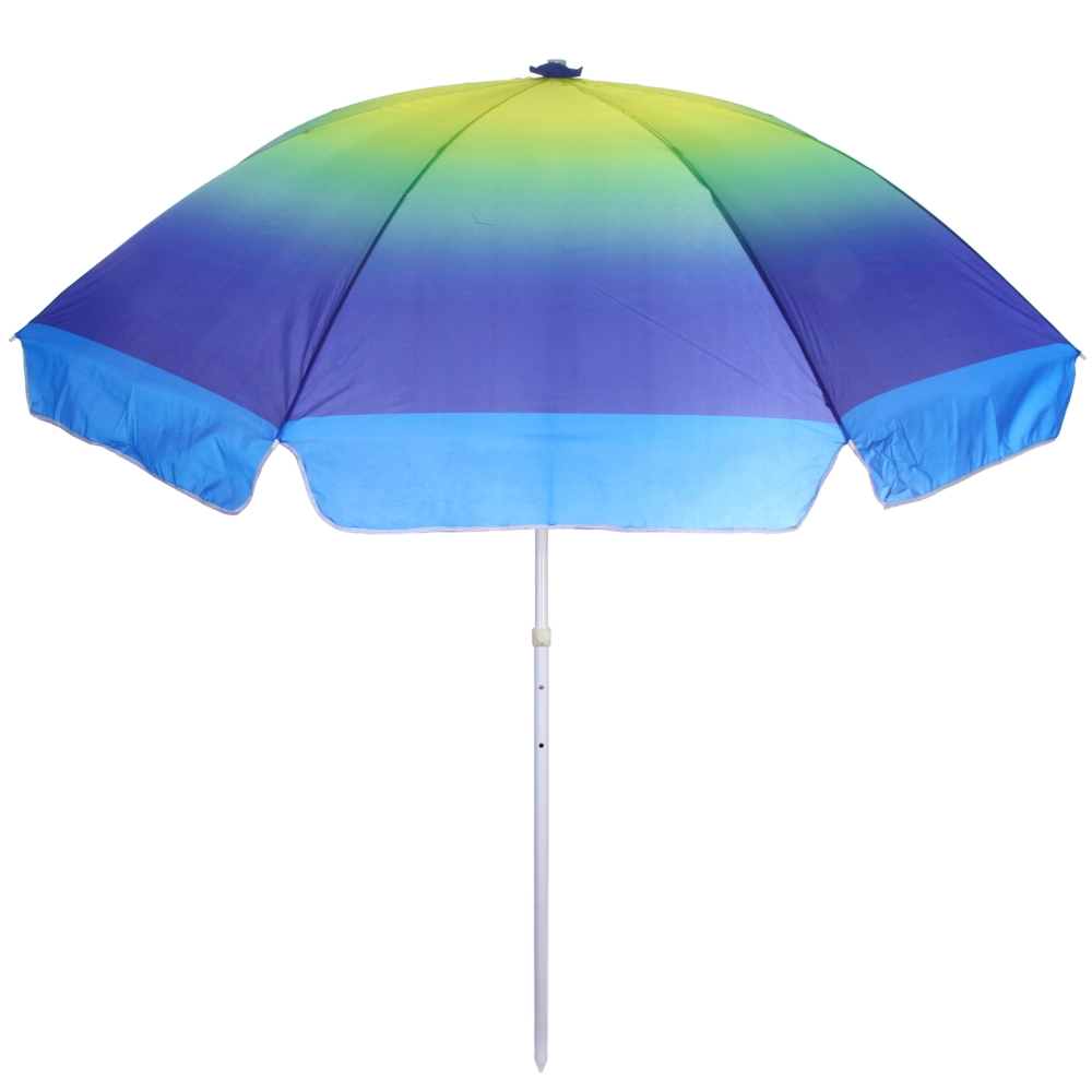 Зонт пляжный D=240 см, h=220 см, «Градиент АРТ1248», с наклоном, ДоброСад