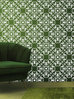 Трафарет для стен из пластика многоразовый 022