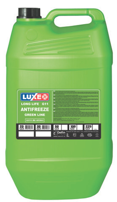 Антифриз Luxe Long Life зеленый G11 30 кг