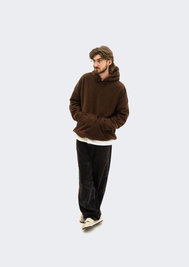 Худи UNIFORM Fleece Locals коричневый