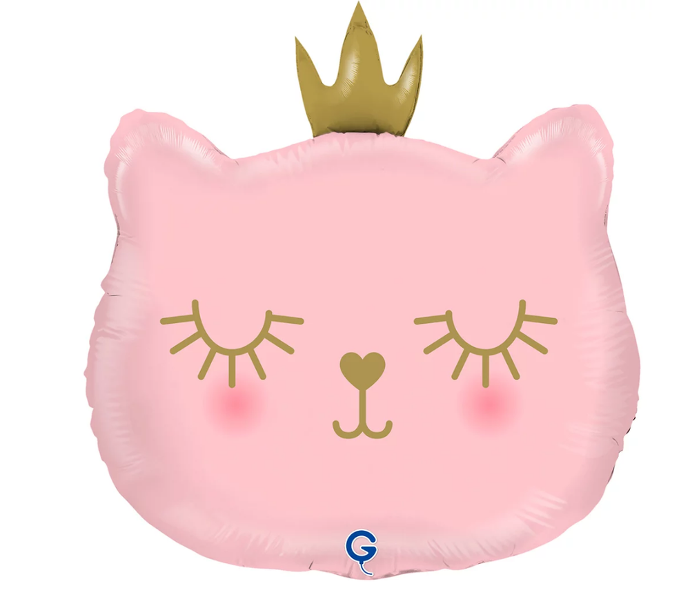 Gr (14''/36 см) Мини-фигура, Котенок Принцесса, Розовый, 1 шт.