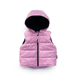 Жилет (точки на розовом)