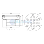 ПА.12.2/1 Плато аэромассажное д.120 пленка AISI-316