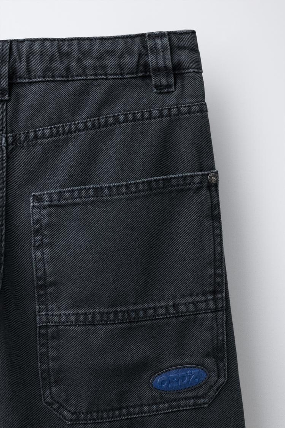 ZARA СВОБОДНЫЕ БРЮКИ ИЗ САРЖИ, АНТАЦИТОВО-СЕРЫЙ