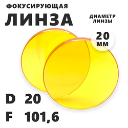 Фокусная линза D20 F101,6 (CN)