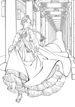 Hanbok Fairy Tale of Obsidian Special Edition. Coloring Book