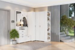 Зеркало МС "Сандра"  (Белый лофт)