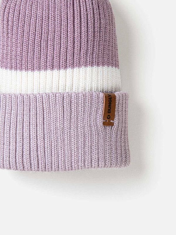 Шапка тыква из смесовой шерсти однослойная Колор блок 