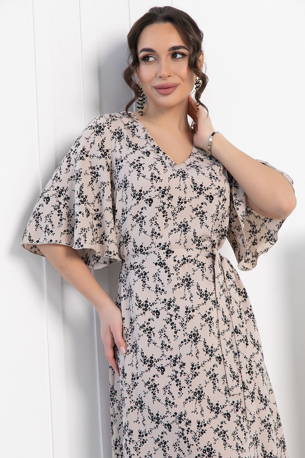 Платье Натали (бежевое) П12732-21М LT Collection