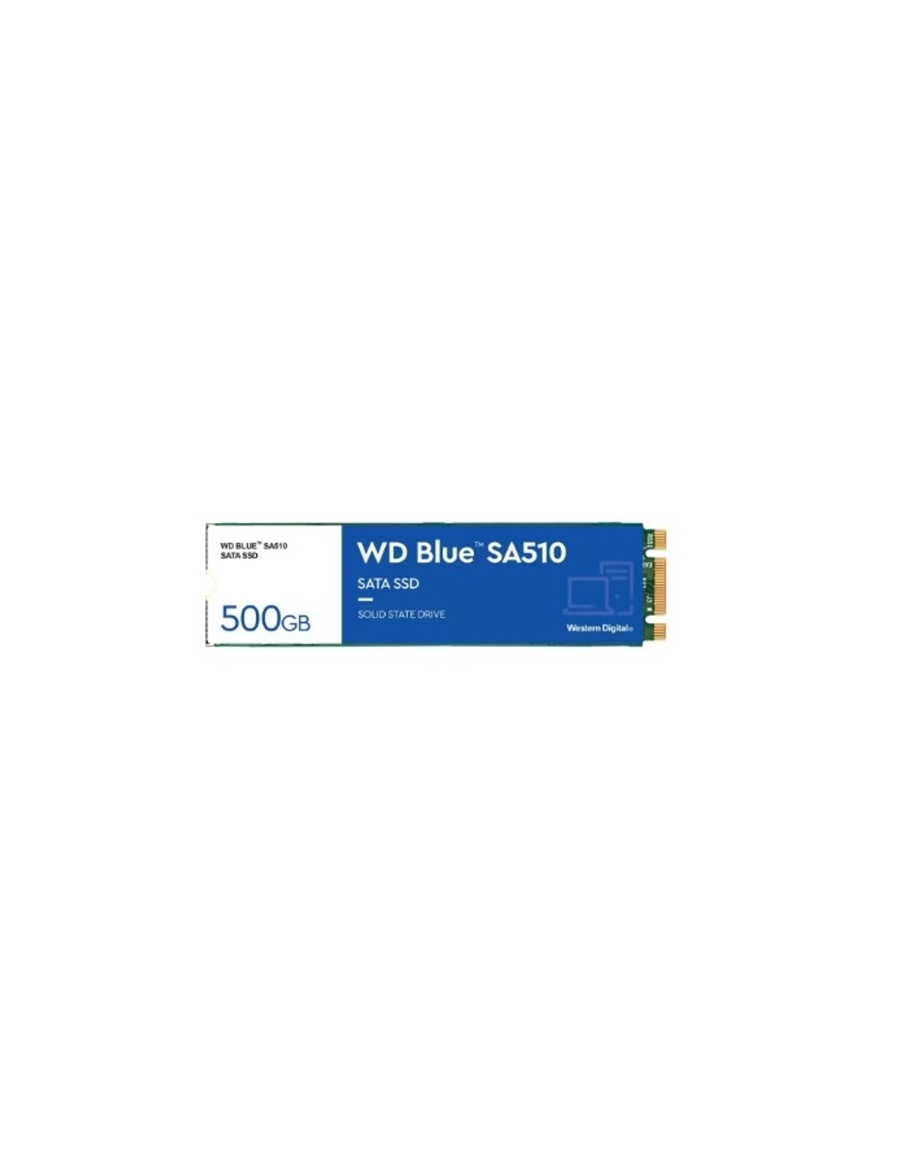 WD SSD M.2 500Gb M2.2280 WDS500G3B0B, 1 year
