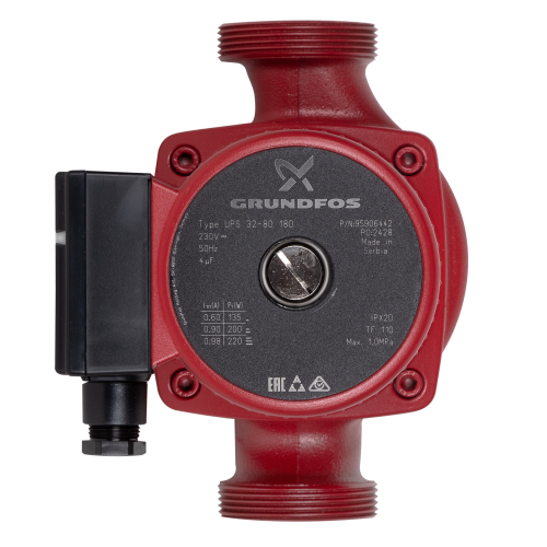Насос циркуляционный GRUNDFOS UPS 32-80 EU, без гаек