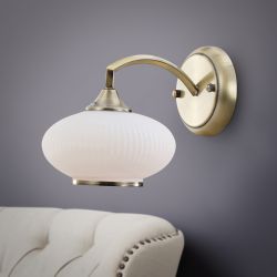 Бра светильник Rivoli   2077-401 настенный 1 х Е27 60 Вт классика