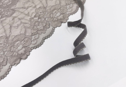 Отделочная резинка с фестонами, чайка, 12 мм, (Арт: OTR641/12A-1420), м