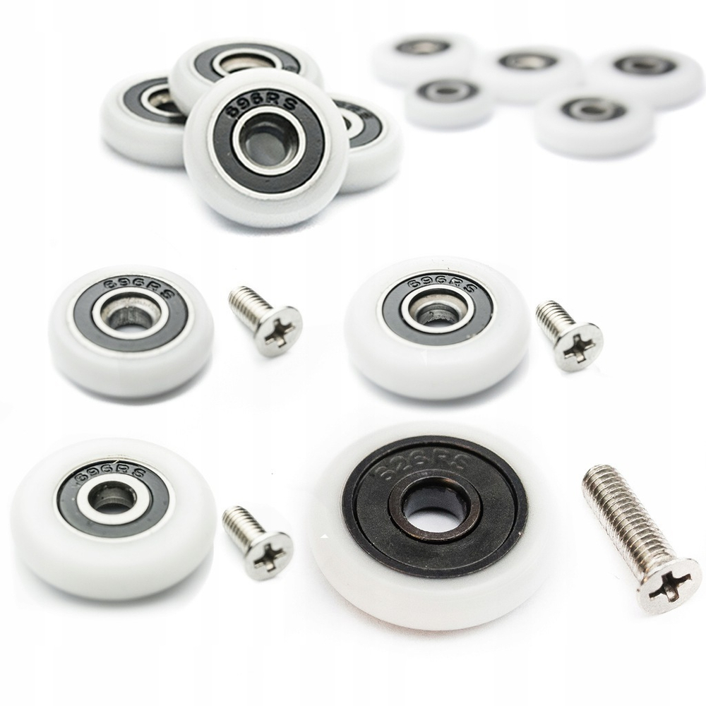 Колесика для ролика душевой кабины разные диаметры