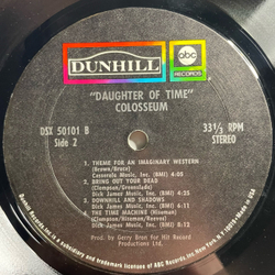 Винтажная виниловая пластинка LP Colosseum Daughter Of Time (США 1970)