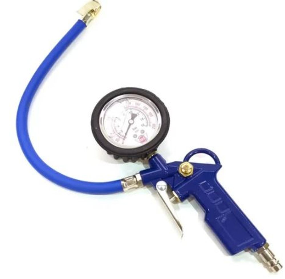 Пистолет для подкачки колес (с манометром до 16атм с Жидкостью) МаякАвто м031