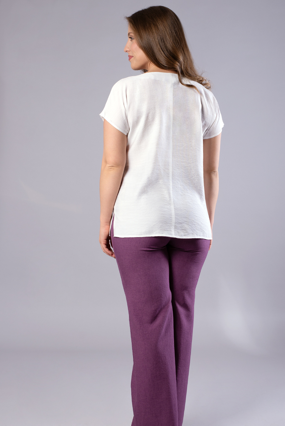 Блузка женская 3256зпа, белый #31Б093256зпа