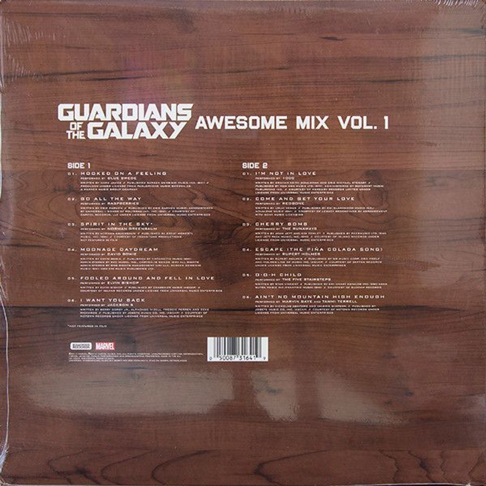 Виниловая пластинка Various Guardians Of The Galaxy Awesome Mix Vol. 1