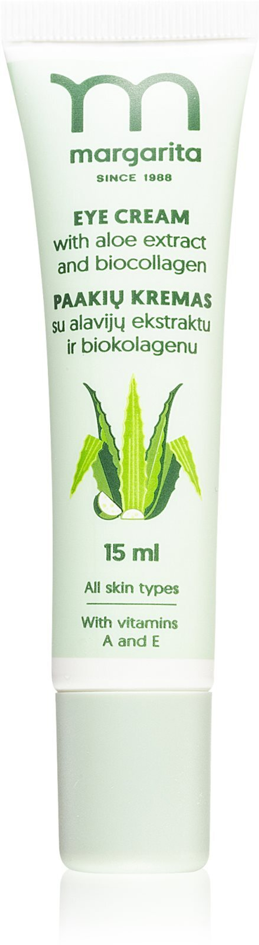 Margarita Eye Cream - крем для глаз с алоэ вера /   15  ml  / GTIN 4770001334386