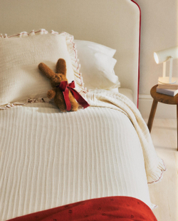 Zara Home покрывало детское из хлопка, оранжевый