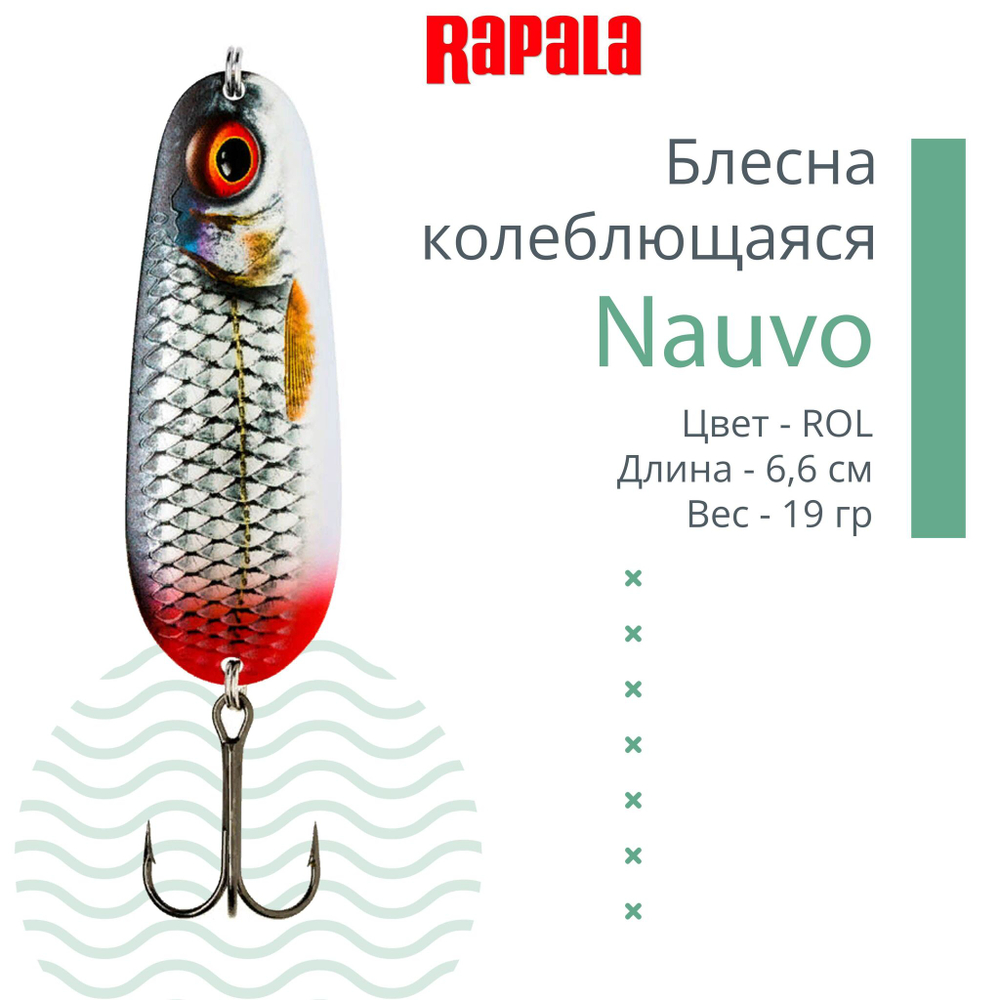Блесна колебалка Nauvo 19 /HRL