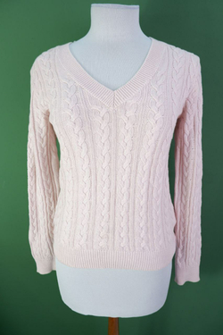 Джемпер H&M с хлопком однотонный 44 размер