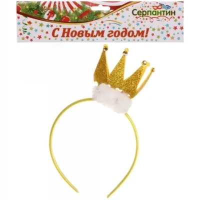 Ободок карнавальный «Принцесса», 19х11,5 см