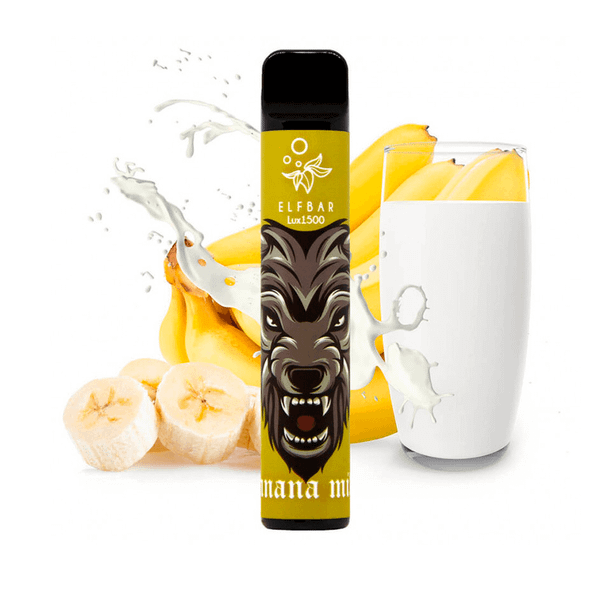 Купить Одноразовый Pod Elf Bar LUX 850mAh - Banana Milk (1500 puffs)