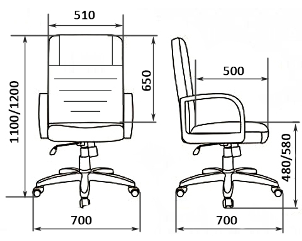 Кресло для руководителя MYRA А LAGUNA