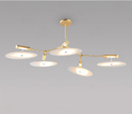 Ceiling design lamp  Branching Discs by Lindsey Adelman (9 lampshades,  Gold)