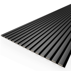 Панель Стеновая Акустическая Comfort (Комфорт), Делюкс, Black Lead (Блэк Лид), 2780х600х9 мм