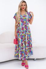 Платье Магия лета (розовый/желтый) Р11-867/20 Nikol (Акция)