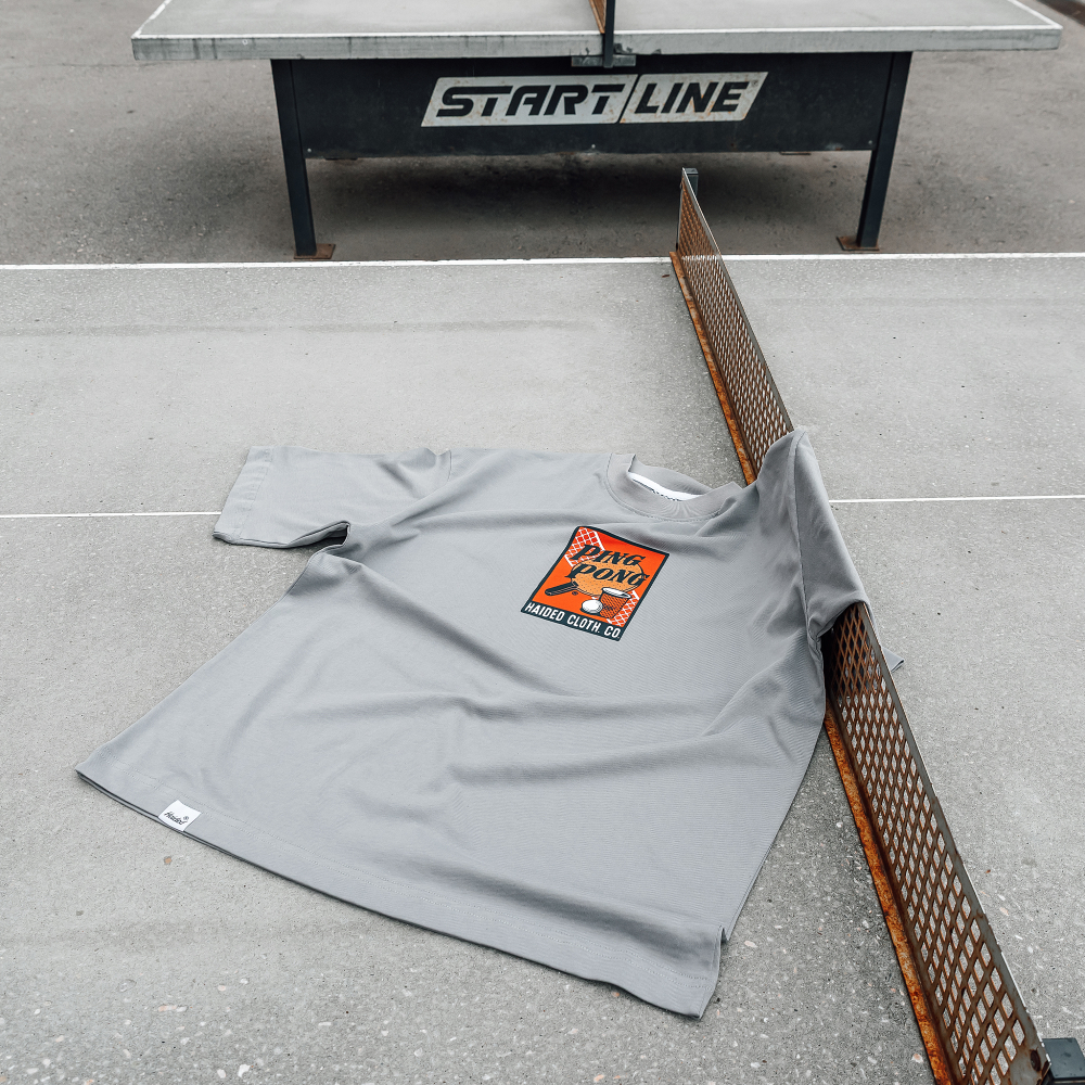 Футболка HAIDED PONG Grey